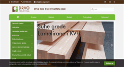 Desktop Screenshot of drvo-trgovina.hr